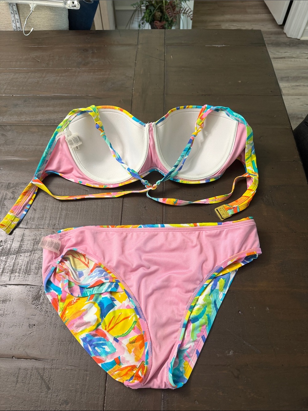 Bleu Rod Beattie Bright Tropical Two-Piece Bikini Set - Multicolor Floral - Picture 3 of 11